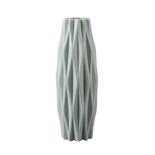 VaseLuxe Geometrisk Design Vasi med Modern Elegans för Stiliga Interiörer | Veska Ljusgrön
