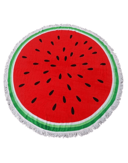 Vattenmelon Rund Strandhandduk | Veska