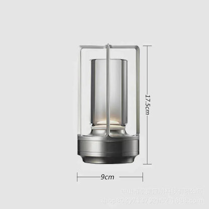 Vattentät och bärbar kristallbordslampa - AuroraGlow | Veska