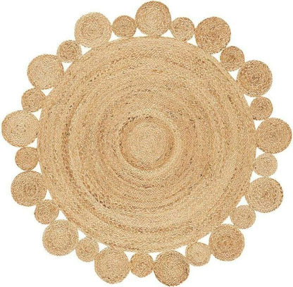Vävd jute matta | Veska 360x360cm 141.8"x141.8"