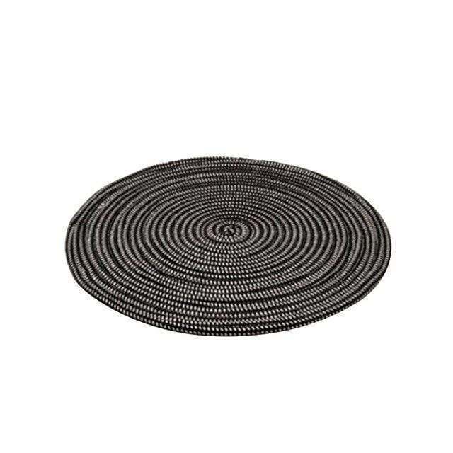 Vävd Rund Tatami Matta | Veska 5 80cm Diameter