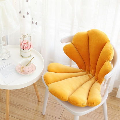 Velvet Shell Sittkudde | Veska 75X50X6cm Gul