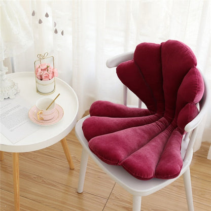 Velvet Shell Sittkudde | Veska 75X50X6cm Vin