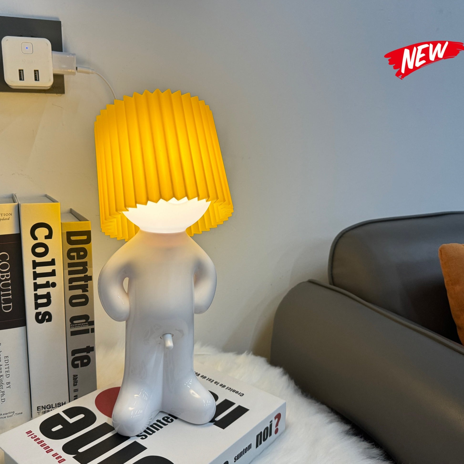 VerlegenLicht - Modern Geometrisk USB Bordslampa Veska
