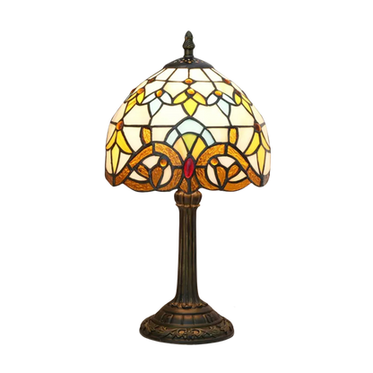 VerreMystique Tiffany-lampa – Tidlös glastabellampa för varm atmosfärisk belysning | Veska