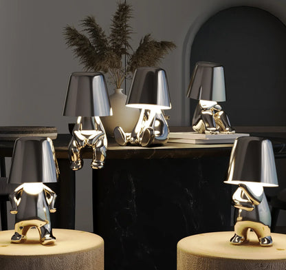 Veska | 5 Brothers - Trådlös Bordslampa Kollektion Chrome 5 Brothers (Bästsäljande)