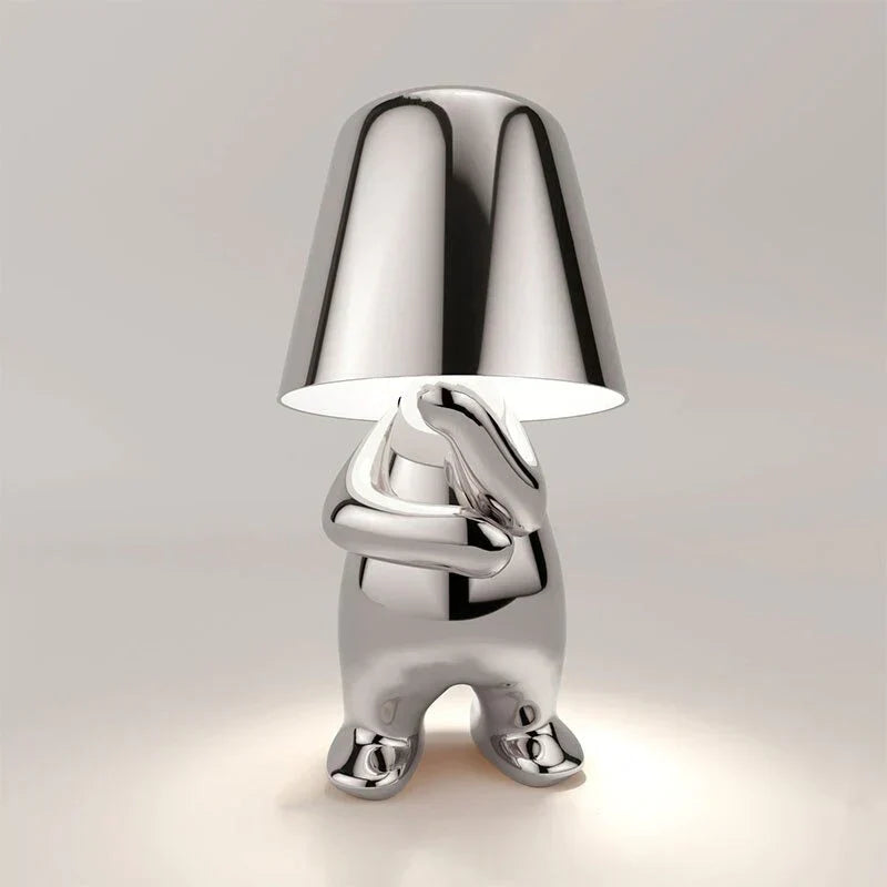 Veska | 5 Brothers - Trådlös Bordslampa Kollektion Chrome Jose