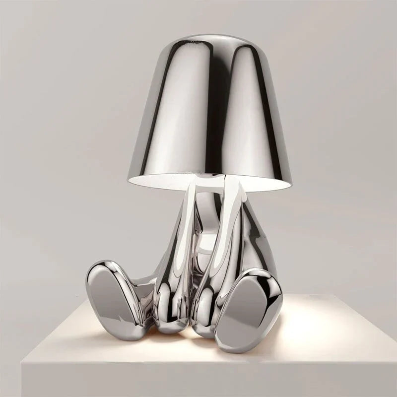 Veska | 5 Brothers - Trådlös Bordslampa Kollektion Chrome William