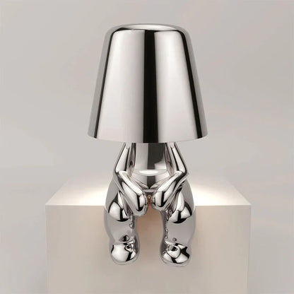 Veska | 5 Brothers - Trådlös Bordslampa Kollektion Chrome Zaire