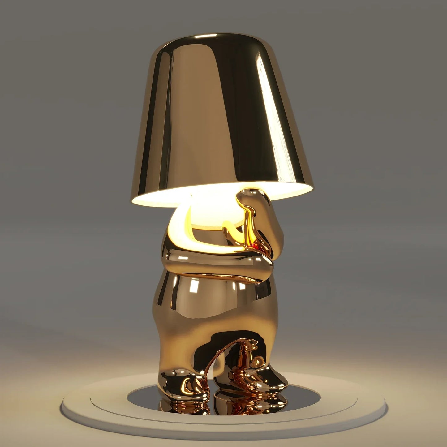 Veska | 5 Brothers - Trådlös Bordslampa Kollektion Guld Jose