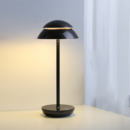 Veska | Aurelia Noire - Uppladdningsbar Trådlös Bordslampa med Inbyggd LED-belysning och Batteri Svarta ränder