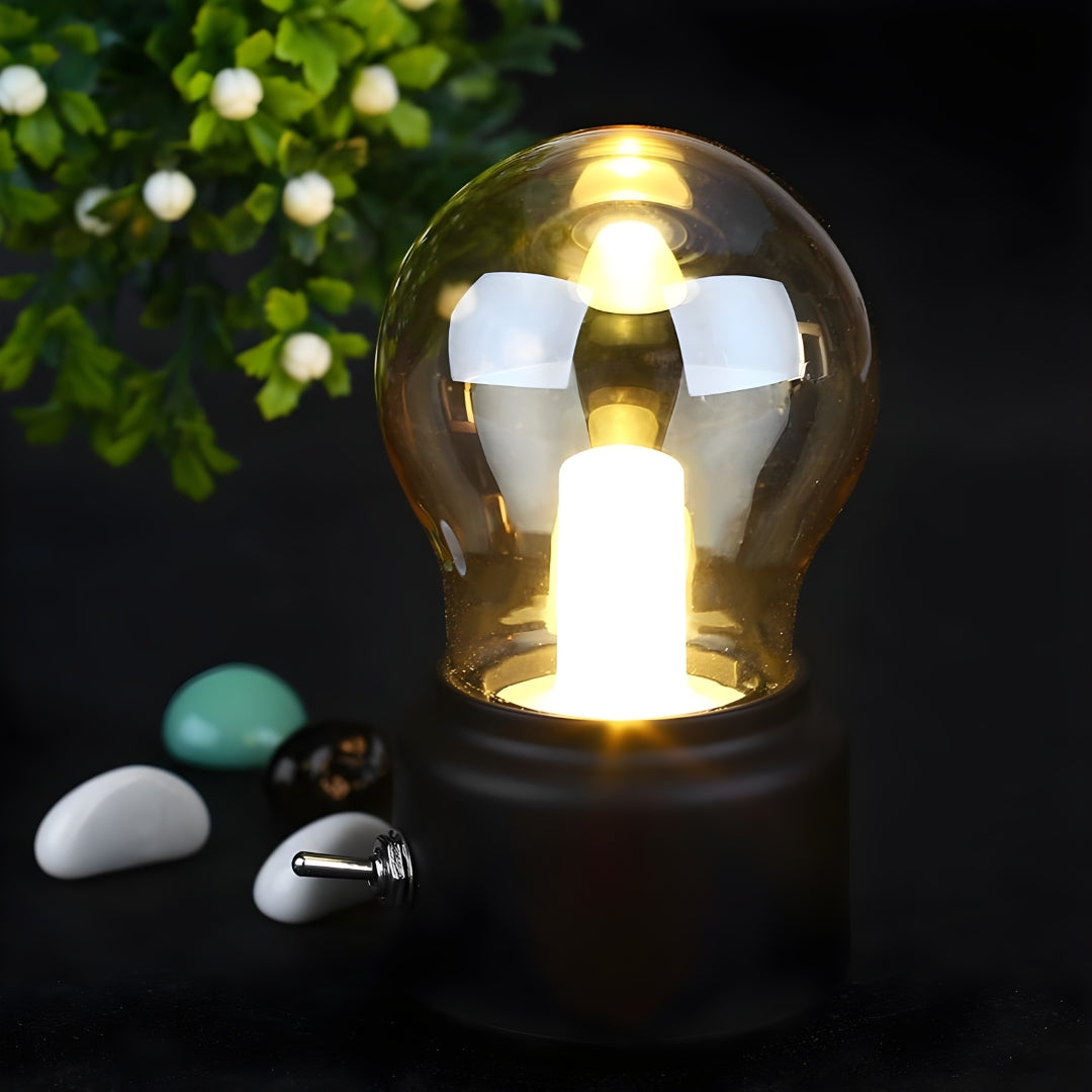 Veska | Bärbar Retro Bordslampa - LumiRetro