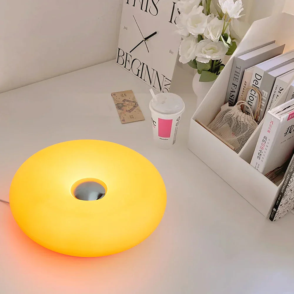 Veska | Bordslampa Luminoro Bauhaus | USB & Touch | RGB 16 färger med fjärrkontroll | Stämningsljus för vardagsrum & sovrum