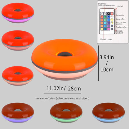 Veska | Bordslampa Luminoro Bauhaus | USB & Touch | RGB 16 färger med fjärrkontroll | Stämningsljus för vardagsrum & sovrum