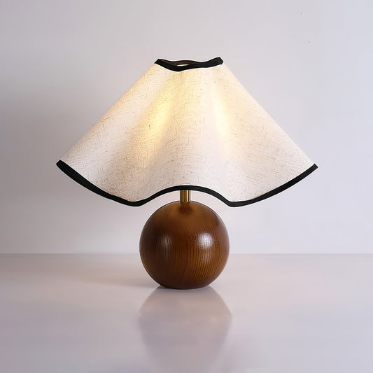 Veska | Bordslampa Modern Design Ambient Belysning Interiör Valnöt