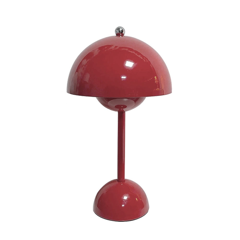 Veska | Bud LED bordslampa – Metall, modern, 220V Röd