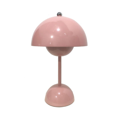 Veska | Bud LED bordslampa – Metall, modern, 220V Rosa