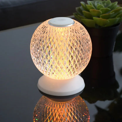 Veska | Chic Crystal Table Lamp – Trådlös Lyx Belysning