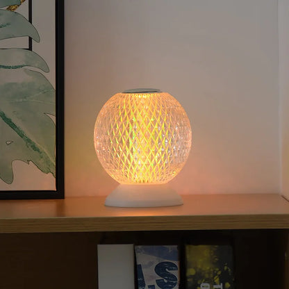 Veska | Chic Crystal Table Lamp – Trådlös Lyx Belysning