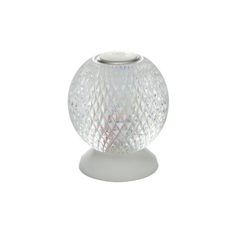 Veska | Chic Crystal Table Lamp – Trådlös Lyx Belysning