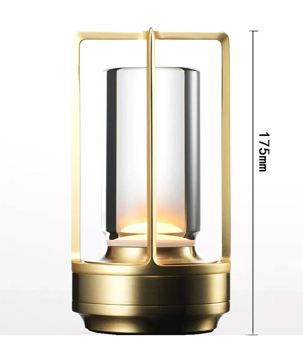 Veska | Cockerbar Laddningsbar Trådlös LuxeGlow Bordslampa - Elegant Trådlös Lampa för Varje Stämning