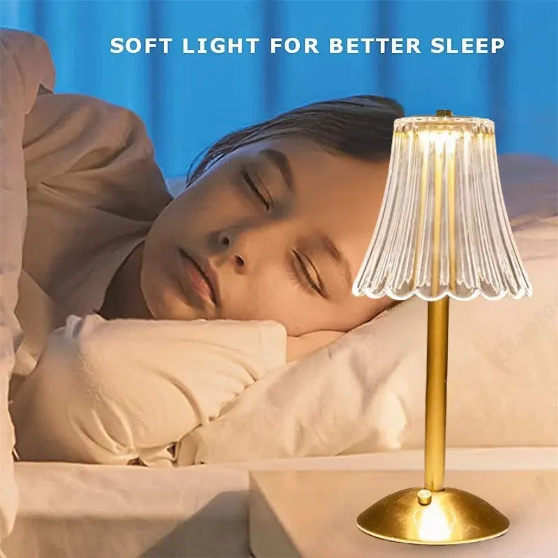 Veska | Cristalglow - Chic Trådlampa med Elegant Krist декорация