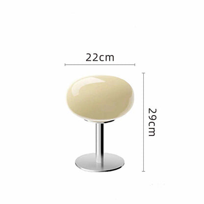 Veska | DESIGNER GLASBORDSLAMPA - AMBIENT LED-LAMPA FÖR SOVRUM OCH STUDIER Lollipop Gul