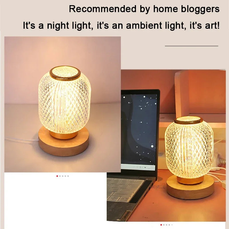 Veska | Dimbar Kristall Bordslampa - Stilig Guldig Dimbar Bordslampa med Lyxig Kristall Design