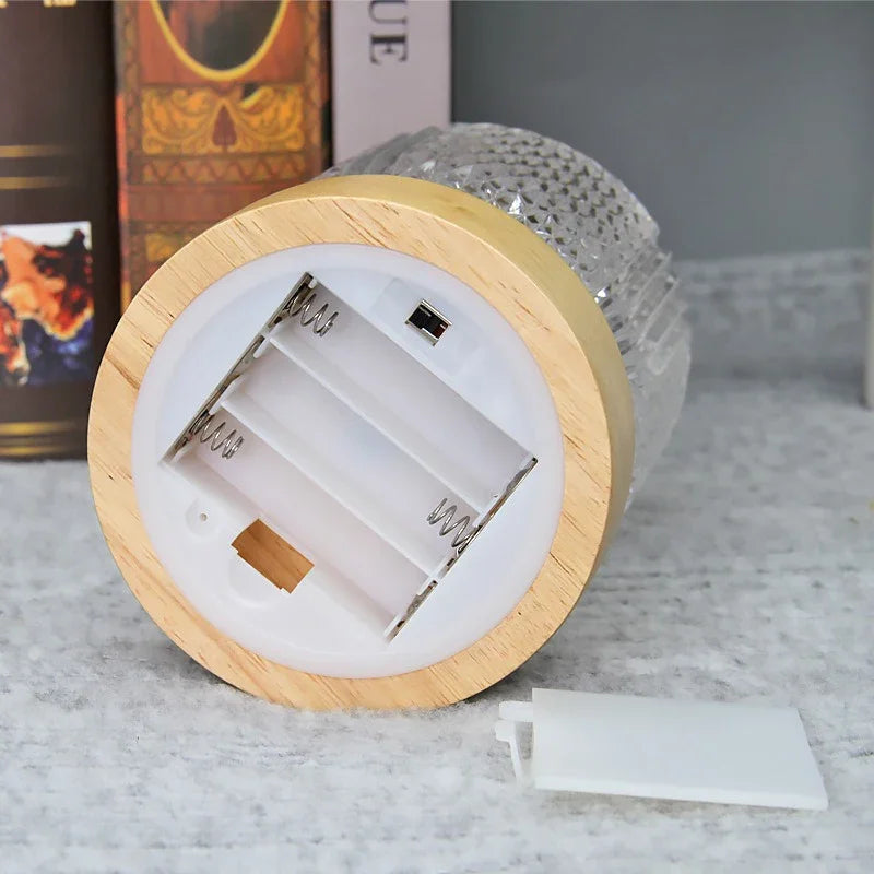 Veska | Dimbar Kristall Bordslampa - Stilig Guldig Dimbar Bordslampa med Lyxig Kristall Design
