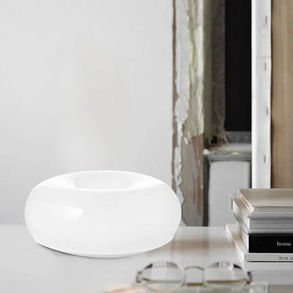 Veska | Donut Bordslampa - Donut Formad Modern LED Bordslampa Vit Bordslampa