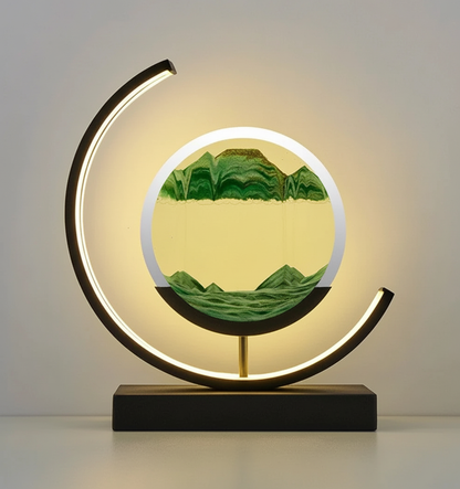 Veska | DuneGlow Bordslampa – H Handmade Mood-lampa med Lugna Ljus och Modern Design