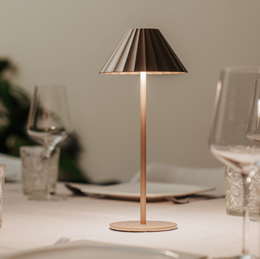 Veska | EasyShine - Trådlampa med uppladdningsbart batteri Champagne