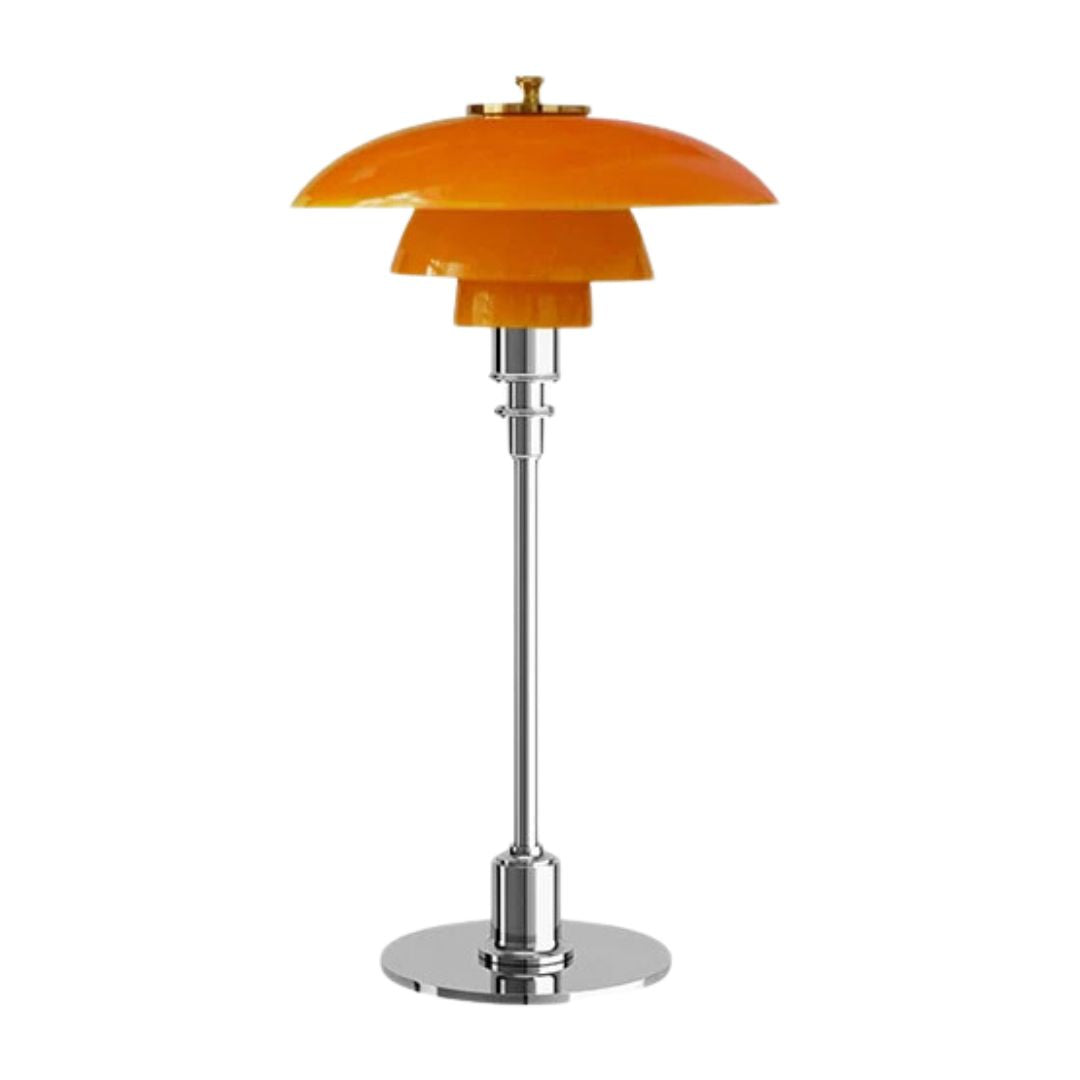 Veska | Eindhoven Leila Designer Nordic LED Bordlampa Amber Silver