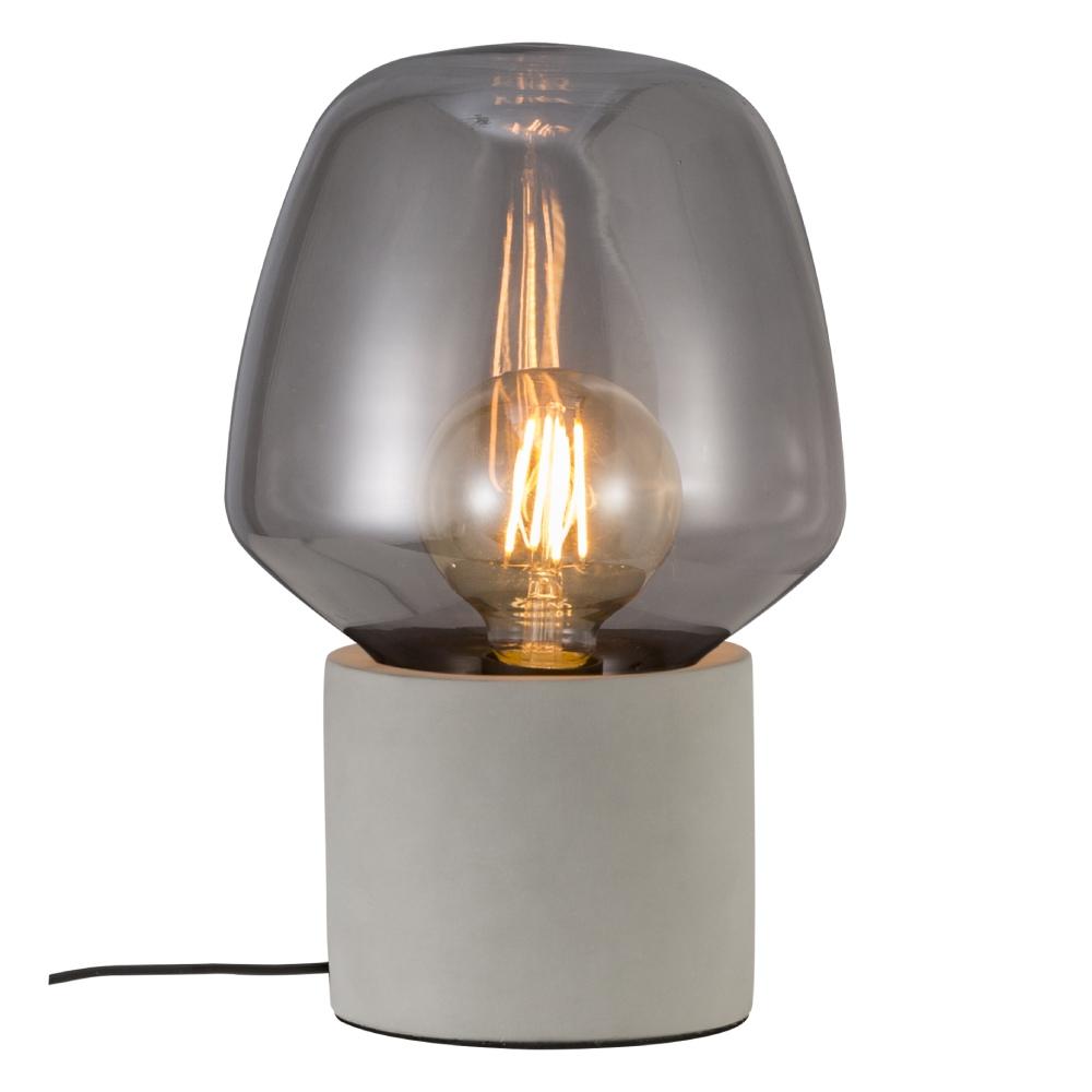 Veska | Elegant CementGlo Petite Table Lamp - för en Lyxig Interiör