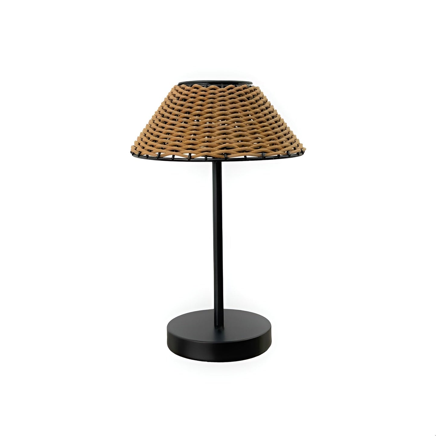 Veska | Elegant GardenWoven Solarbordslampa - Väderbeständig & Energisnål