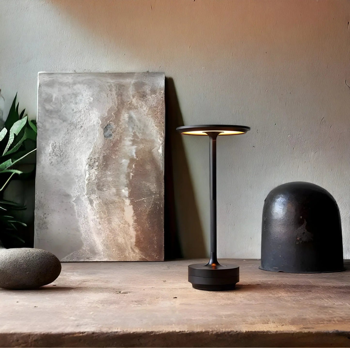 Veska | Elegant trådlampa med beröringskontroll och ändringsbara ljusfärger Svart