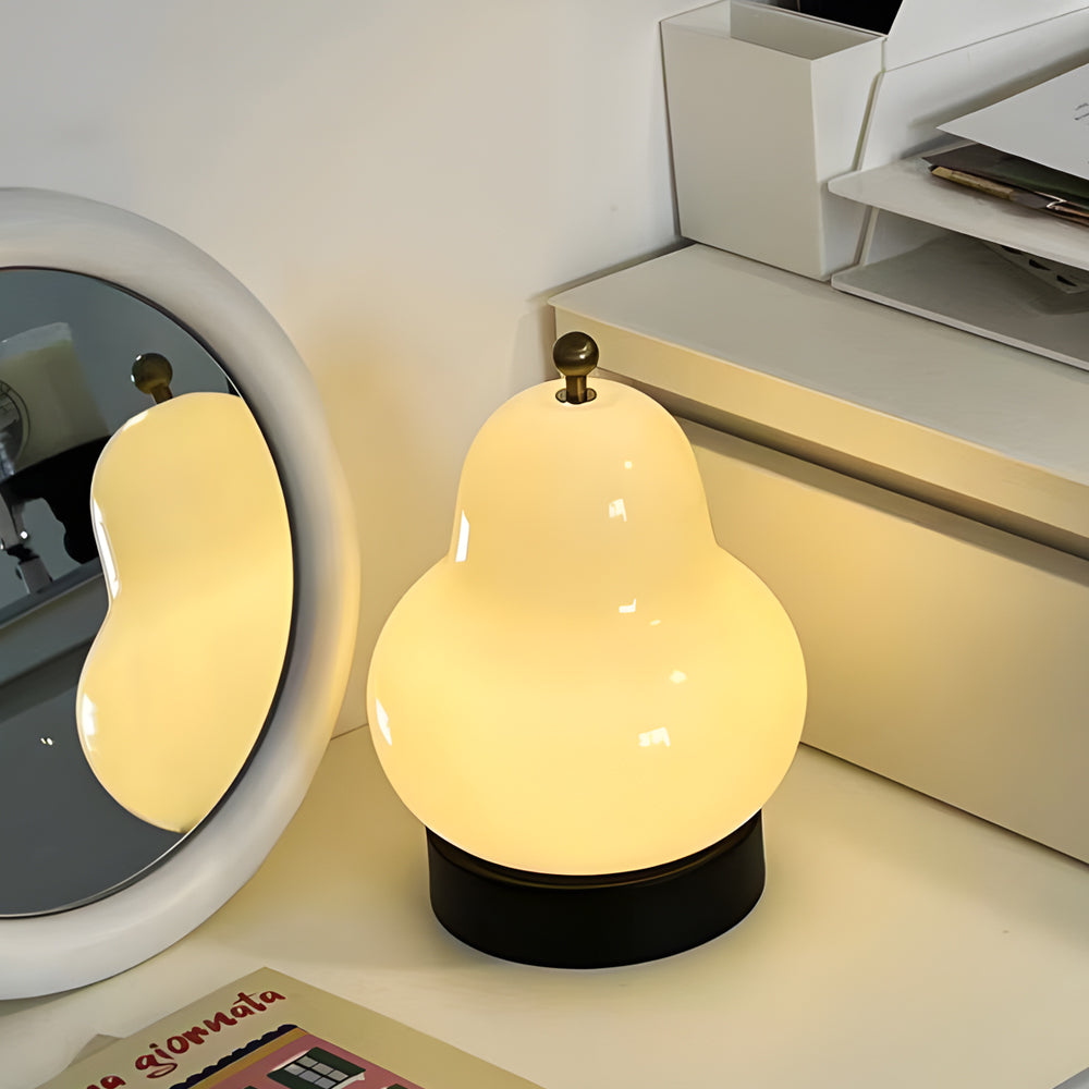 Veska | Elegant USB Päronformad Bordslampa med Dimbart LED