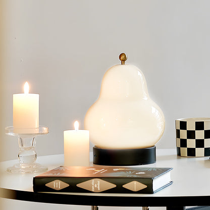 Veska | Elegant USB Päronformad Bordslampa med Dimbart LED