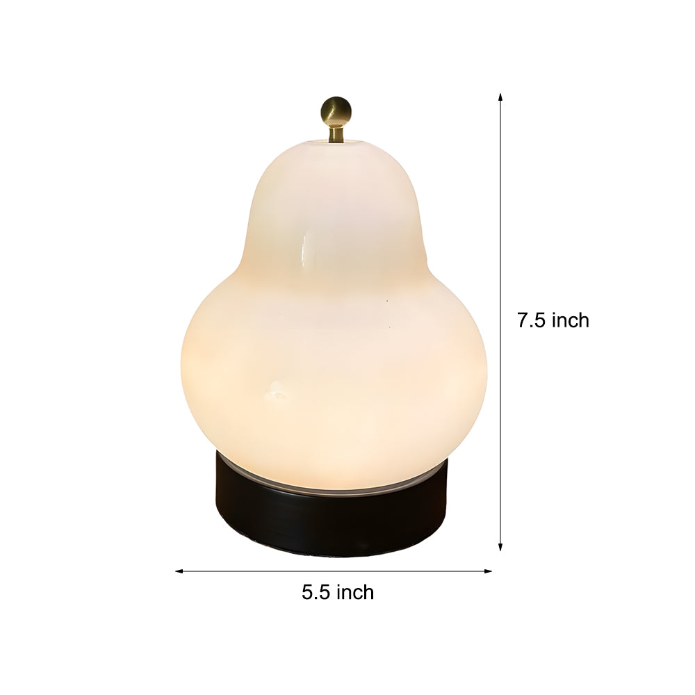 Veska | Elegant USB Päronformad Bordslampa med Dimbart LED