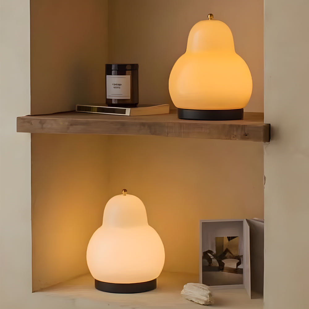 Veska | Elegant USB Päronformad Bordslampa med Dimbart LED