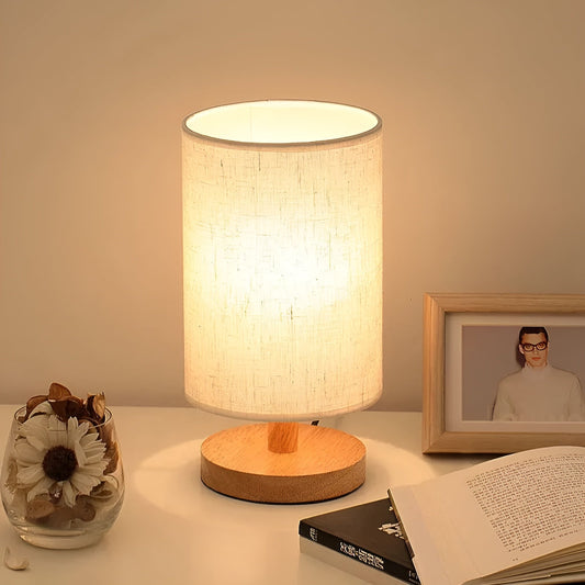 Veska | Elegant ZenShade LED - Bordslampa för lyxig sovrumsb belysning Grå