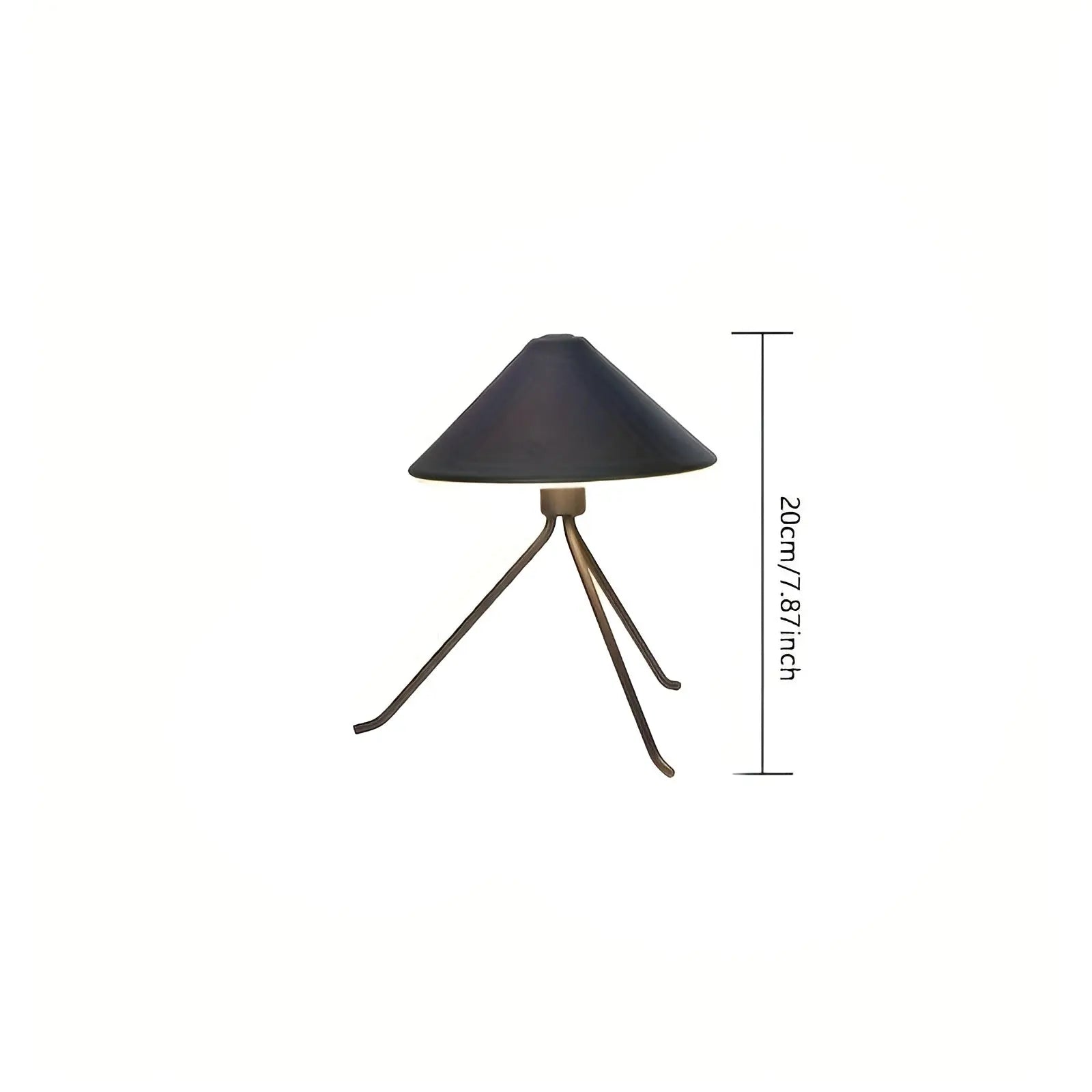Veska | Eleganza Luxe Bordslampa – USB-laddningsbar LED-belysning med elegant design i svart, guld och silver