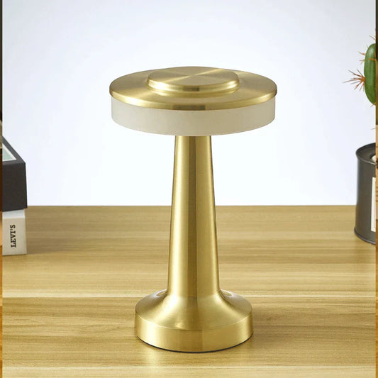 Veska | Elegaza Bordslampa - Elegant Bärbar LED-lampa Guld
