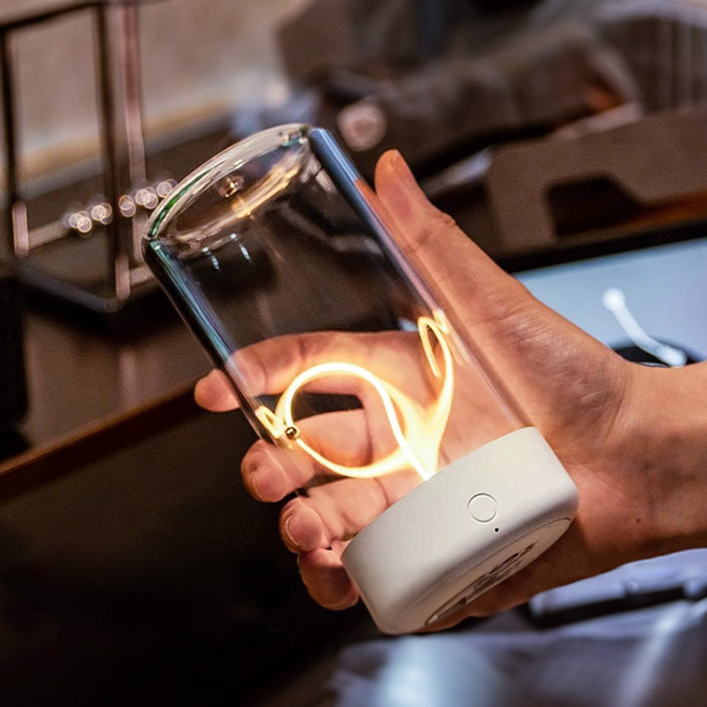 Veska | FlexiGlow Bordslampa - Modern Magnetisk Trådlös Bordslampa