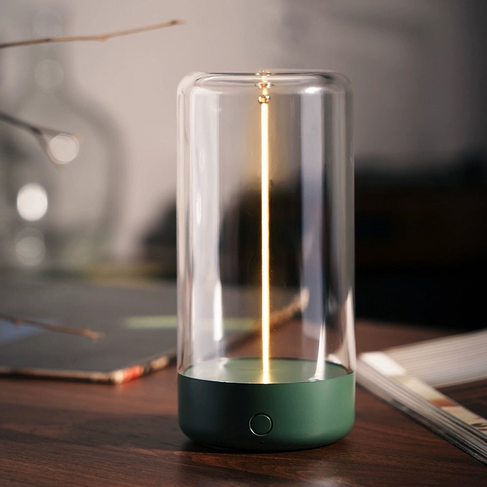 Veska | FlexiGlow Bordslampa - Modern Magnetisk Trådlös Bordslampa Grön