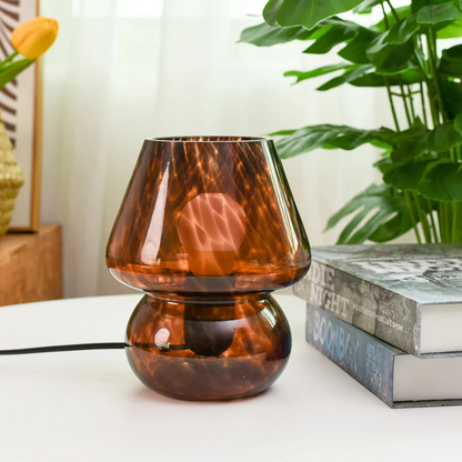 Veska | Glad Svamp Bordslampa Brun
