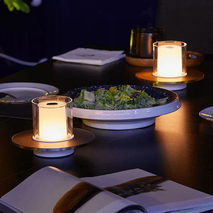 Veska | GlowLuxe Lampa – Stilig LED Bordslampa för Ambient Belysning