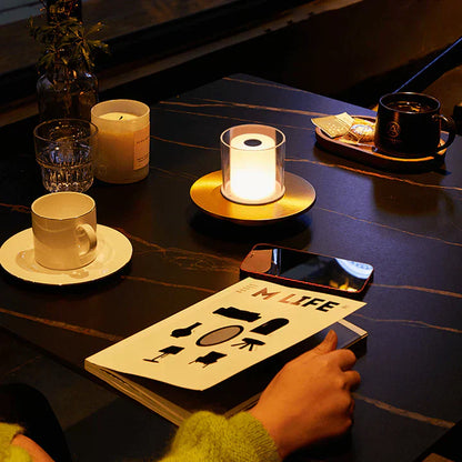 Veska | GlowLuxe Lampa – Stilig LED Bordslampa för Ambient Belysning