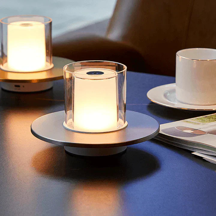 Veska | GlowLuxe Lampa – Stilig LED Bordslampa för Ambient Belysning
