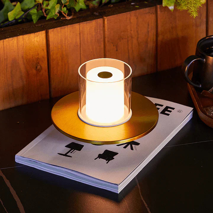 Veska | GlowLuxe Lampa – Stilig LED Bordslampa för Ambient Belysning